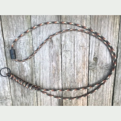 Hidden Camo Paracord 'Snake Knot' Neck Lanyard