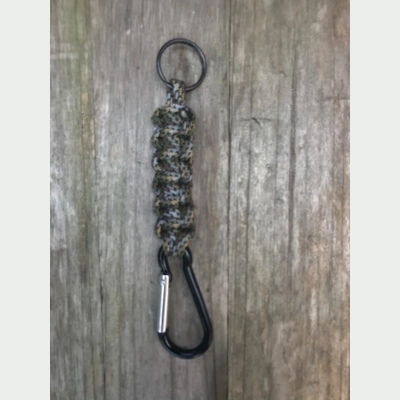 Infiltrate Paracord 'Cobra Weave' Keychain Keyring Carabiner.