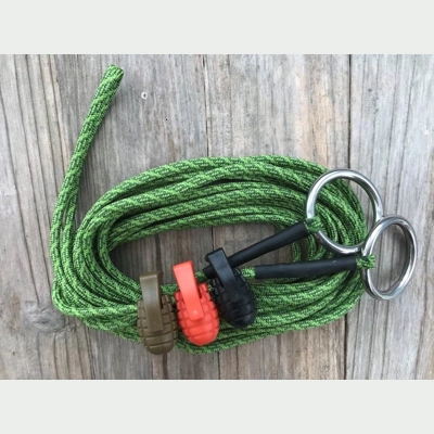Leaf & Fern Green Helix Distance Stick Marker Cord 3 Grenade Markers