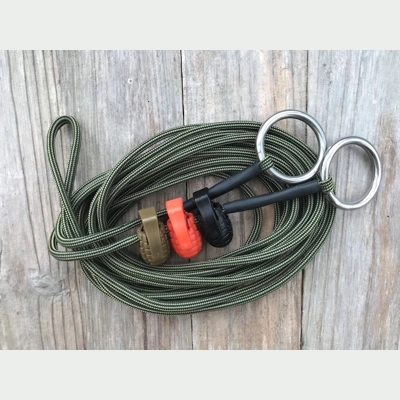 Moss & Black Stripes Distance Stick Marker Cord 3 Grenade Markers