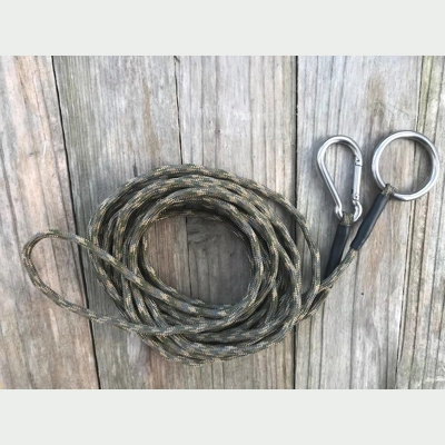 Forest Camo Paracord 'Carp Sling/Sack Retaining Cord' 4 Metre.