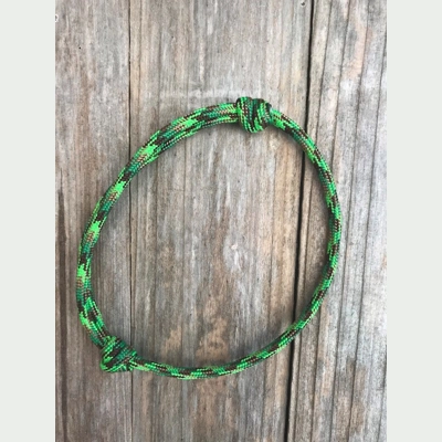 Neon Green Flame Adjustable 550 Paracord Friendship Bracelet