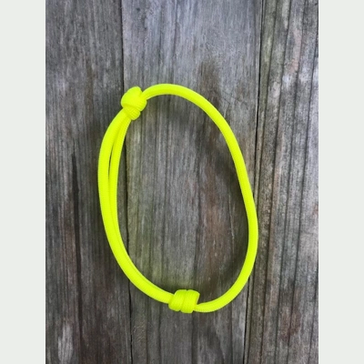 Neon Yellow Adjustable 550 Paracord Friendship Bracelet