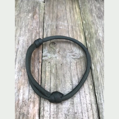 Olive Green Adjustable 550 Paracord Friendship Bracelet