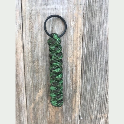 Pine Forest Paracord 'Snake Knot' Keychain Keyring Key Fob