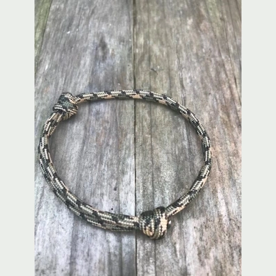 Rattler Camo Adjustable 550 Paracord Friendship Bracelet