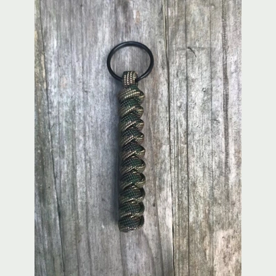 Recon Camo Paracord 'Snake Knot' Keychain Keyring Key Fob