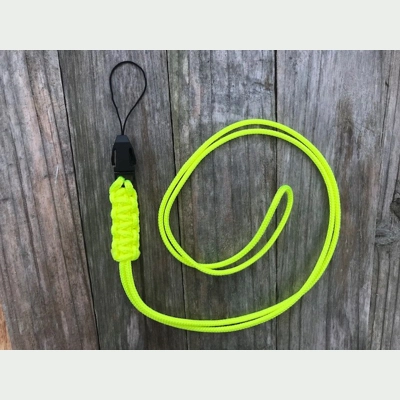 Neon Yellow Bite Alarm Receiver Neck Lanyard