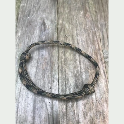 Tactical Camo Adjustable 550 Paracord Friendship Bracelet
