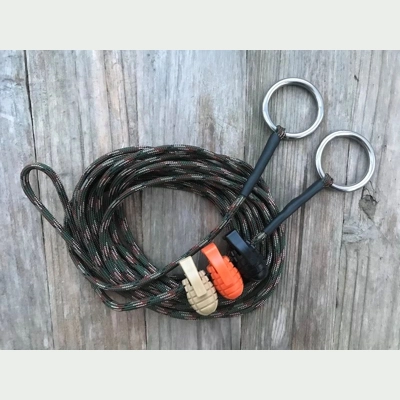 Army Green Camo Distance Stick Marker Cord 3 Grenade Markers