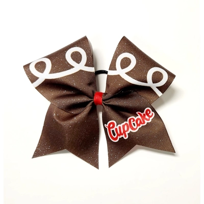 Cupcake Cheer Bow