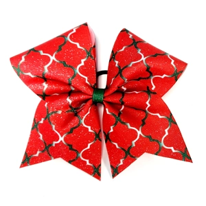 Christmas Quatrefoil Bow