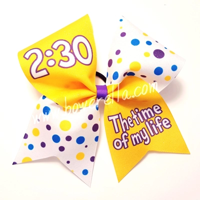 2:30 The Time Of My Life Cheer Bow