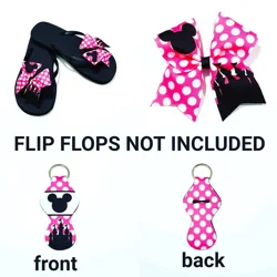 Pink Polka Dot Mouse Set