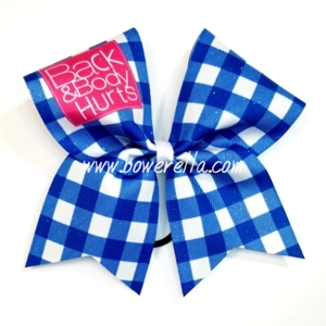 Back And Body Hurts Cheer Bow