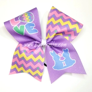 Bunny Love Easter Cheer Bow