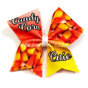 Candy Corn Cutie Halloween Bow