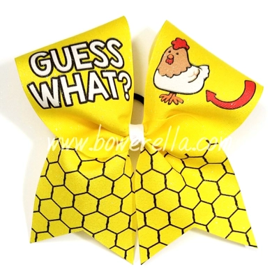 Guess What Chicken Butt Cheer Bow