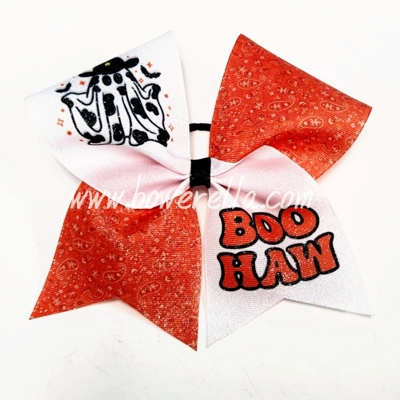 Boo HawHalloween Bow