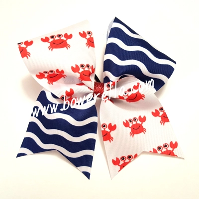 Crabby Chic Cheer Bow