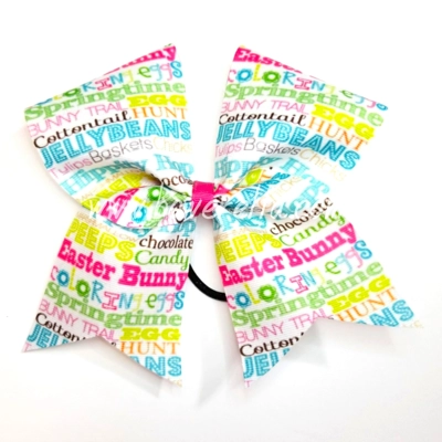 Easter Subway Art Cheer Bow