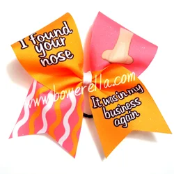 I Found Your Nose Cheer Bow