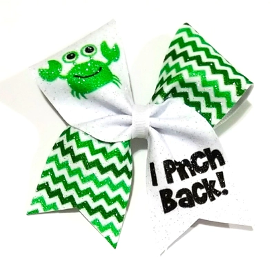 I Pinch Back St. Patty's Day Bow