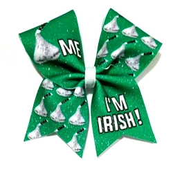 Kiss Me I'm Irish St. Patrick's Day Bow