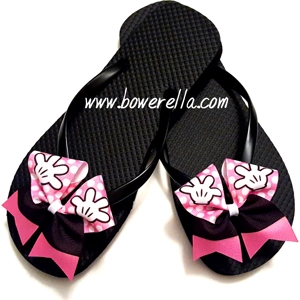 Minnie Flip Flop Bow Set