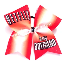 Netflix Is My Boyfriend Cheer Bow