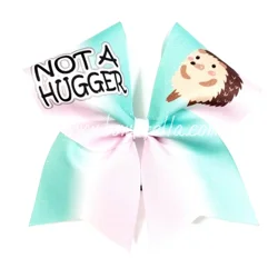 Not A Hugger Cheer Bow