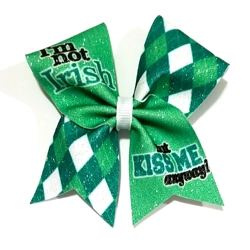 I'm Not Irish But Kiss Me Anyway St. Patrick's Day Bow