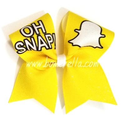 Oh Snap Snapchat Cheer Bow
