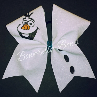 Olaf Face Cheer Bow