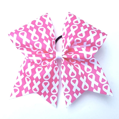 Tiny Ribbons Breast Cancer Awareness Bow
