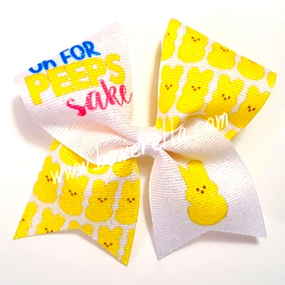 Peeps Sake Easter Bow