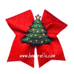 Christmas Tree Color Changing Light Up Cheer Bow