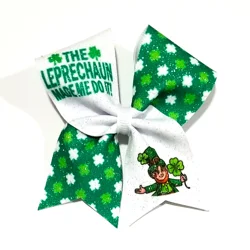 The Leprechaun Made Me Do It St. Patrick's Day Bow