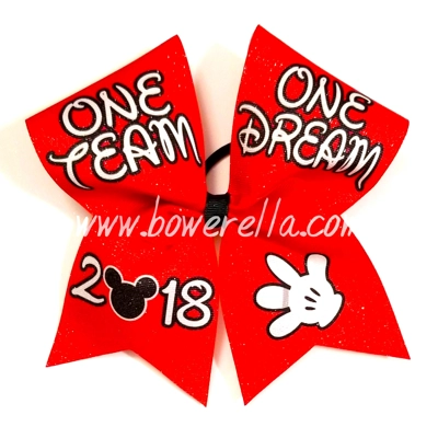 Current Year One Team One Dream Cheer Bow
