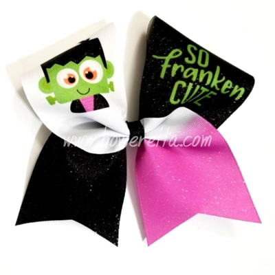 So Franken Cute Halloween Bow
