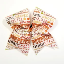 Fall Fun Thanksgiving Cheer bow