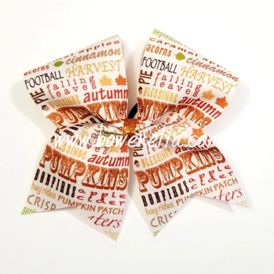 Fall Fun Thanksgiving Cheer bow