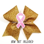 Pink Ribbon 3-D Bow Center