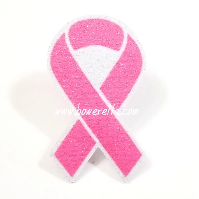 Pink Ribbon 3-D Bow Center