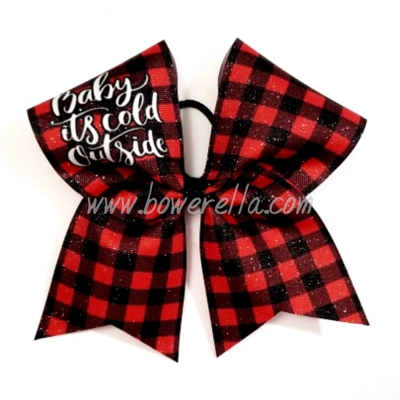 Baby It's Cold Outside Christmas Bow