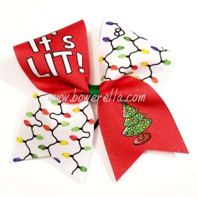 It's Lit Christmas Bow