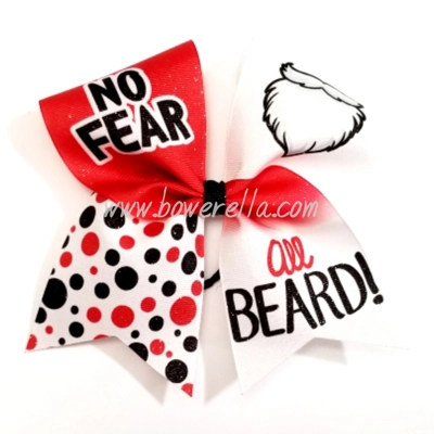 No Fear All Beard Christmas Bow