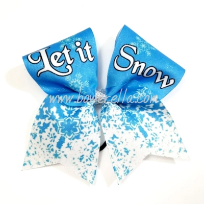 Let It Snow Christmas Bow