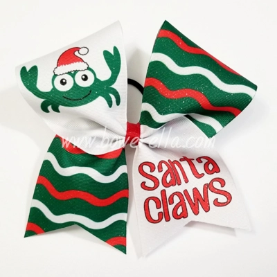 Santa Claws Christmas Bows
