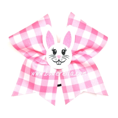 Bunny Face Easter Bow